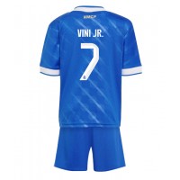 Real Madrid Vinicius Junior #7 Tredje sæt Børn 2025-26 Kortærmet (+ Korte bukser)